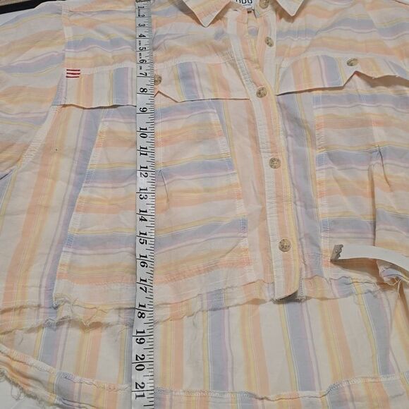 BDG Urban Outfitters Cropped Longsleeve Button up shirt M - Picture 7 of 9
